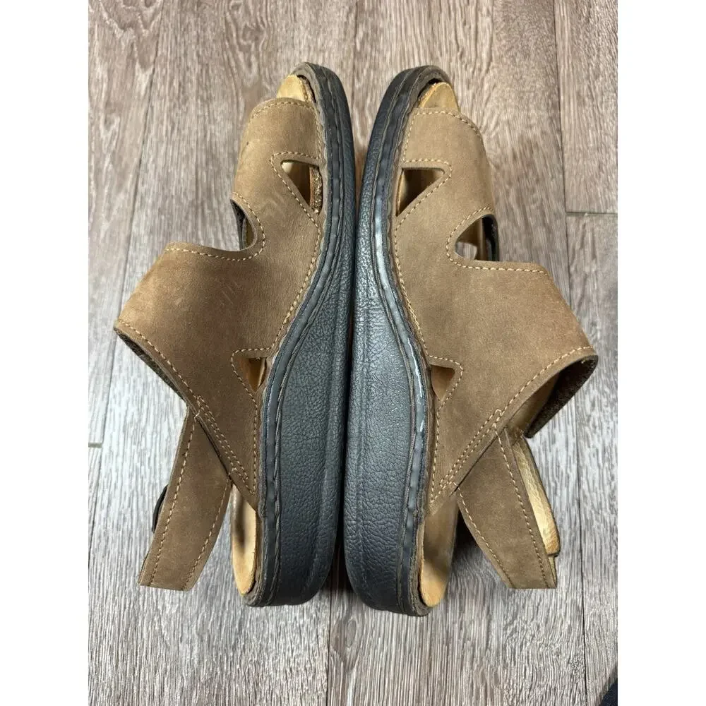 Finn Comfort Mens Size Eu 42 US 9.5 Toro Brown Strap Sandals